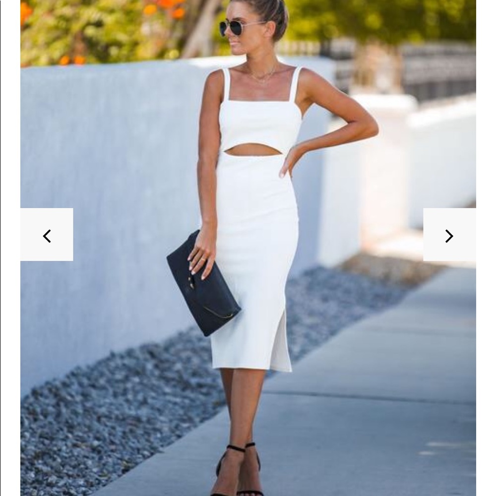 Body Con White Dress